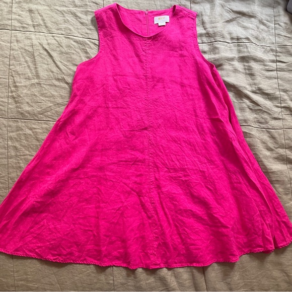 Anthropologie Maeve Linen Melbourne Swing Dress - Picture 3 of 11